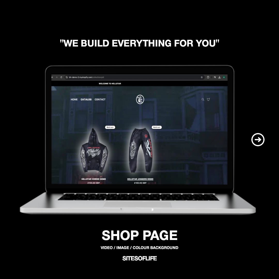 FREE SHOPIFY STORE by @sitesoflife + FREE INSTALLATION